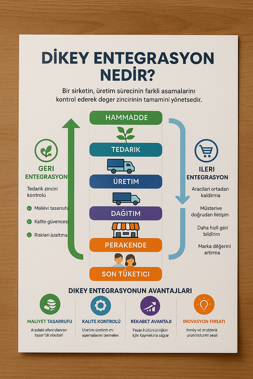 Dikey Entegrasyon ( Dikte Entegrasyon ) Nedir ?